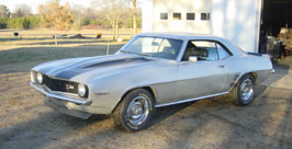 1969 Cortez Silver Stock Z-28 Camaro